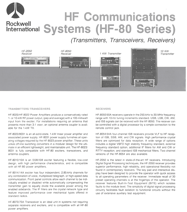HF-80 Data 1/2