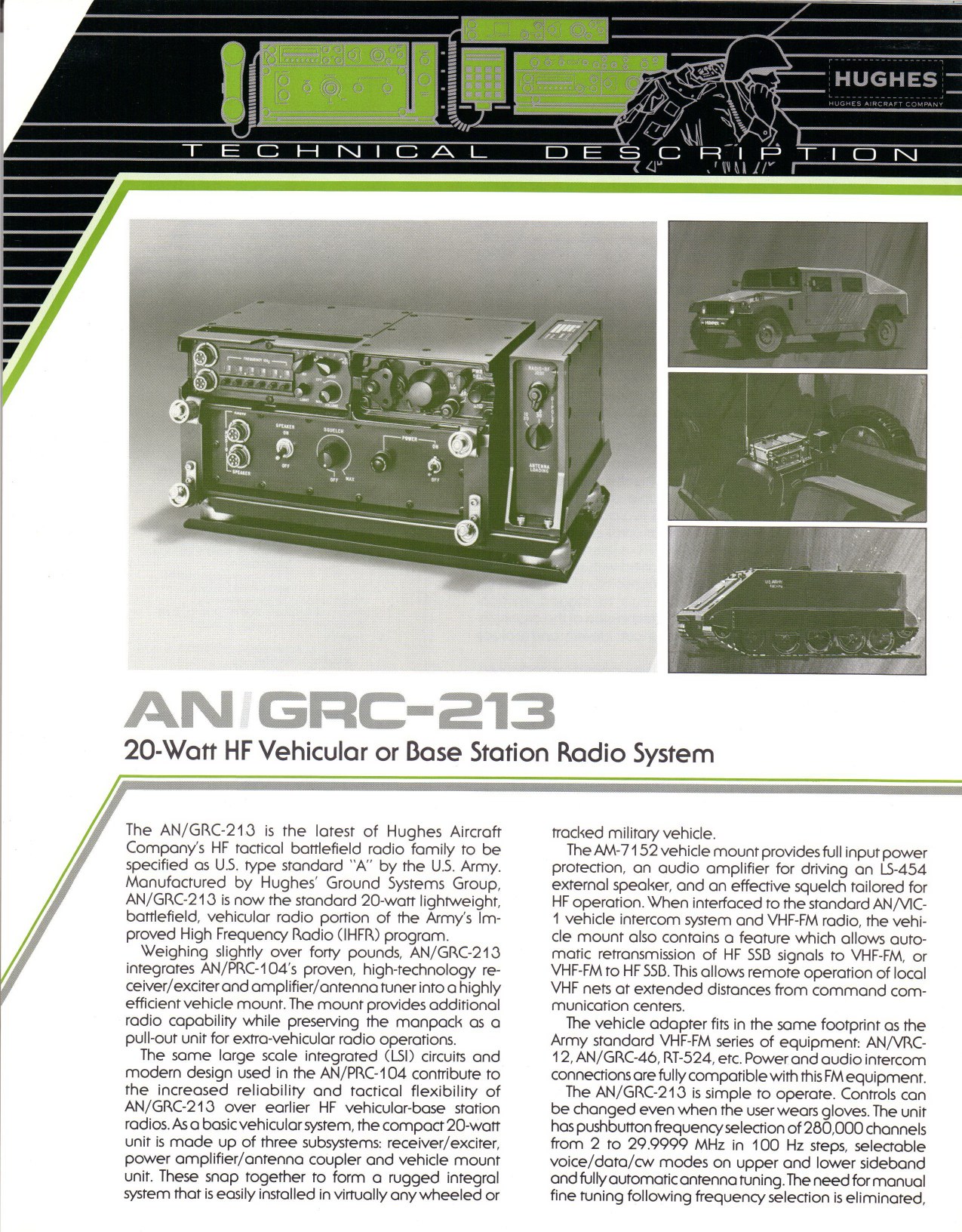 GRC-213 Specs P-1 of 2