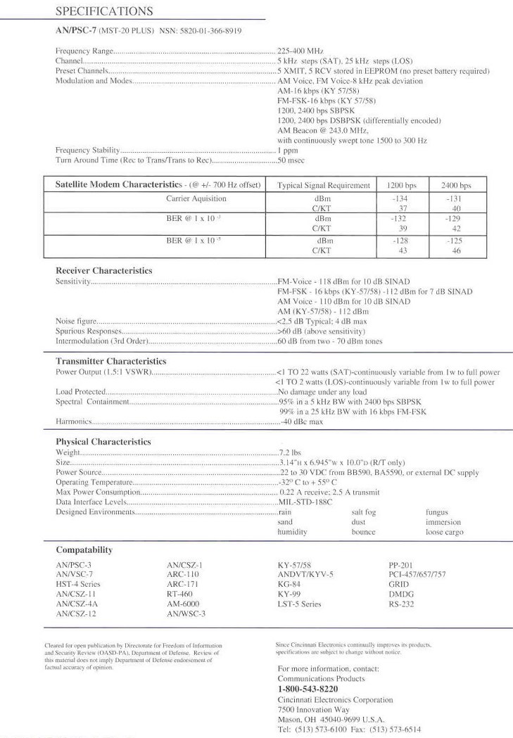 PSC-7, 2-2